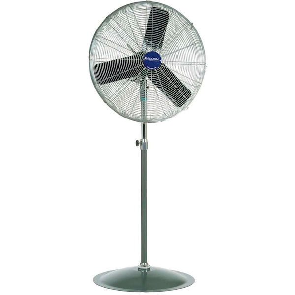Global Industrial Oscillating Pedestal Fan, 24 Diameter, 1/4HP, 7525CFM 585279 - main